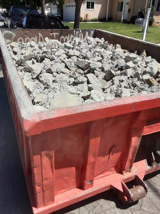 concrete dumpster in fort pierce